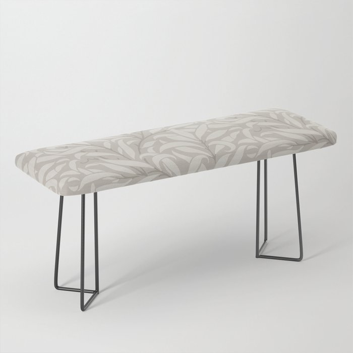 William Morris Willow Bough Dove Ivory Bench Gallery Image 1