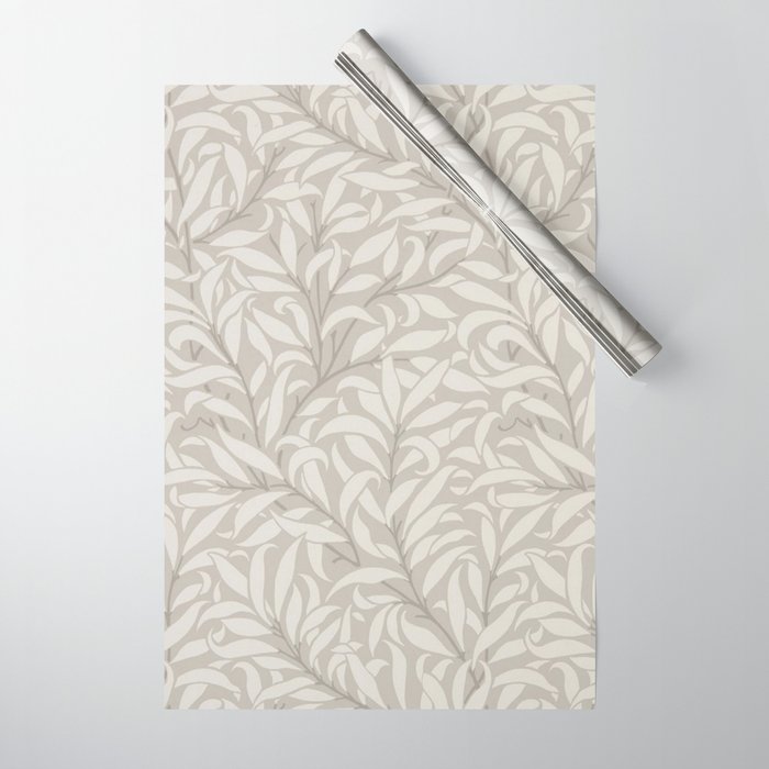 William Morris Willow Bough Dove Ivory Wrapping Paper Gallery Image 1