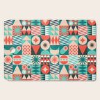 Mid Century Retro Holiday Cutting Board Gallery Image 1