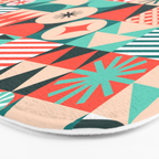 Mid Century Retro Holiday Bath Mat Gallery Image 3