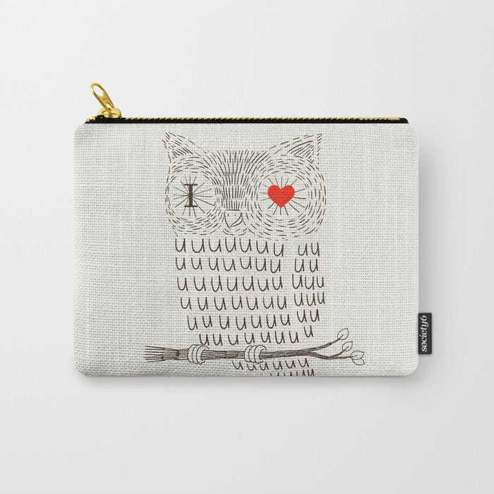 I Love Uuuuuuuu Carry All Pouch Gallery Image 1