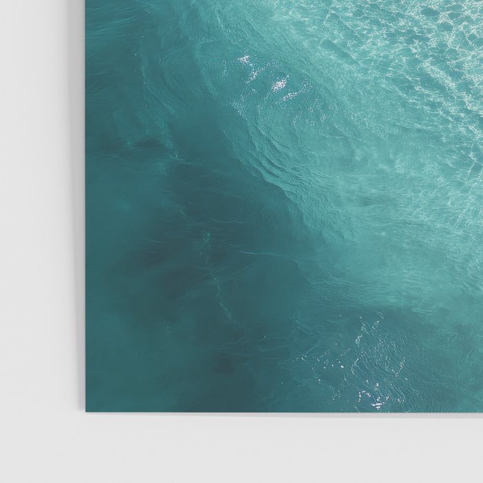 Pastel Coastline - Aerial View of Turquoise Sea and Blush Sand Poster Gallery Image 3