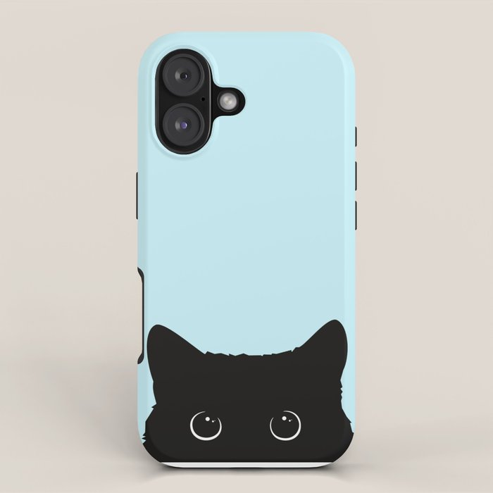 Black cat I iPhone Case Gallery Image 1