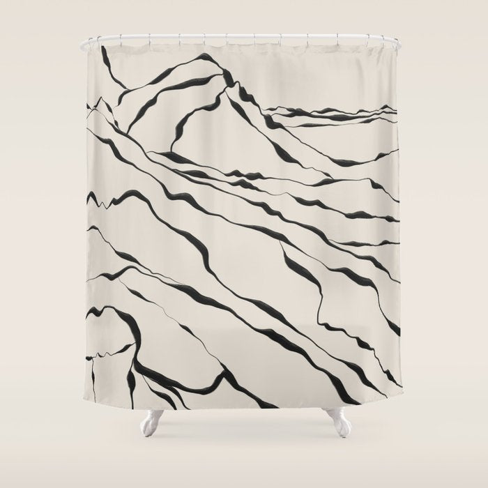 Mountain know the secret III Shower Curtain Gallery Image 1