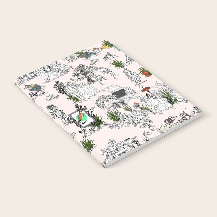 Toile de Jouy Between eras 01 Notebook Gallery Image 2