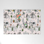 Toile de Jouy Between eras 01 Welcome Mat Gallery Image 1