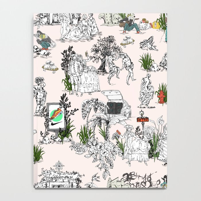 Toile de Jouy Between eras 01 Notebook Gallery Image 4