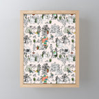 Toile de Jouy Between eras 01 Mini Art Print Gallery Image 1