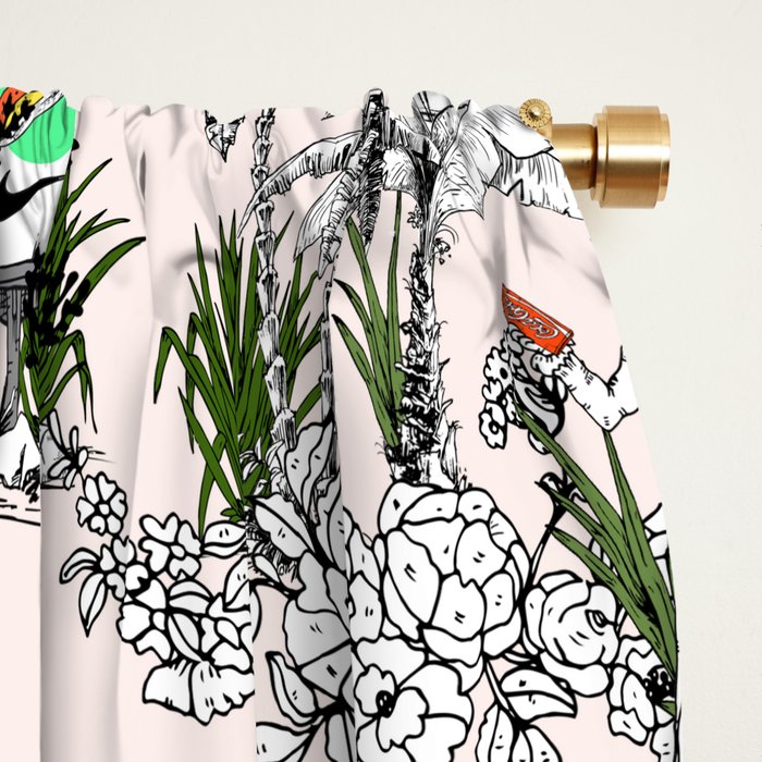 Toile de Jouy Between eras 01 Window Curtain Gallery Image 2