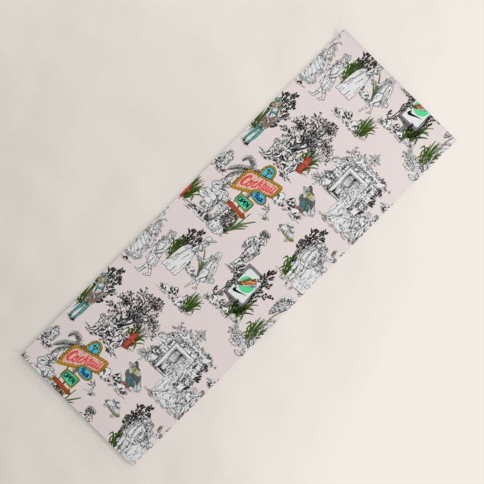 Toile de Jouy Between eras 01 Yoga Mat Gallery Image 1