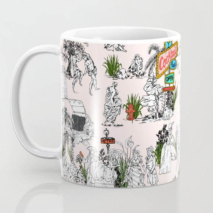 Toile de Jouy Between eras 01 Coffee Mug Gallery Image 3