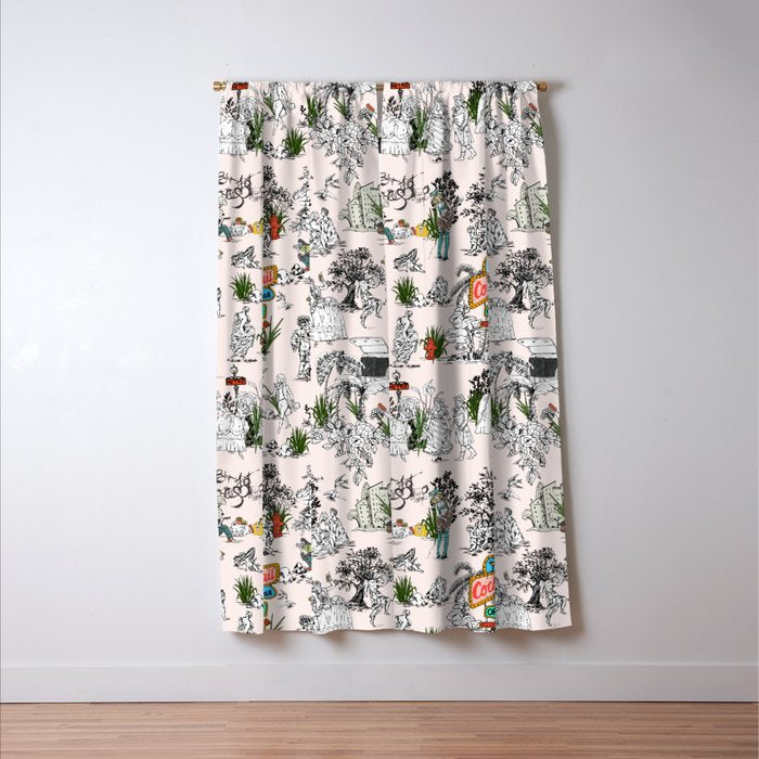 Toile de Jouy Between eras 01 Window Curtain Gallery Image 3