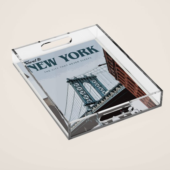 Visit New York Acrylic Tray Gallery Image 1