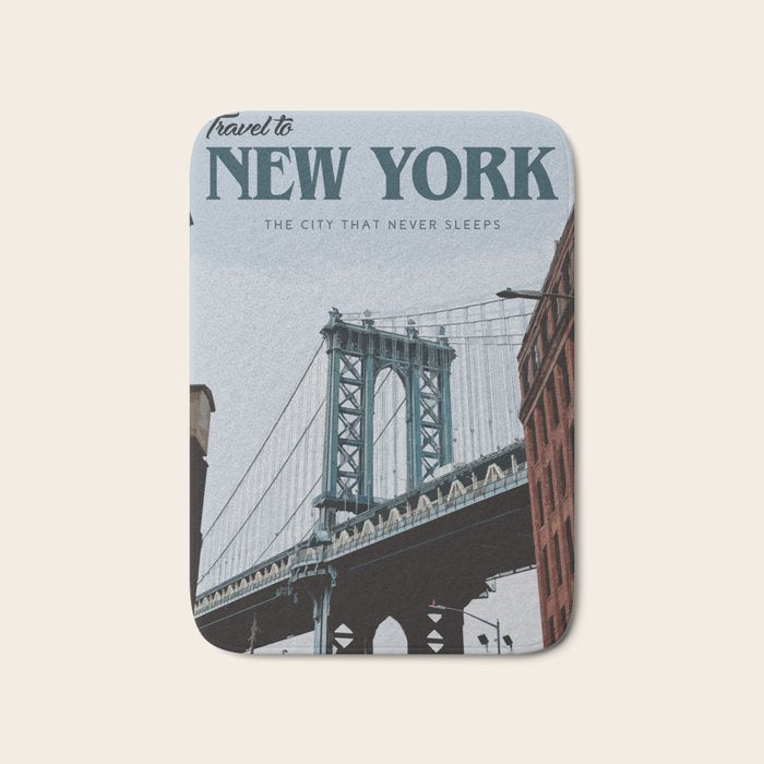Visit New York Bath Mat Gallery Image 1