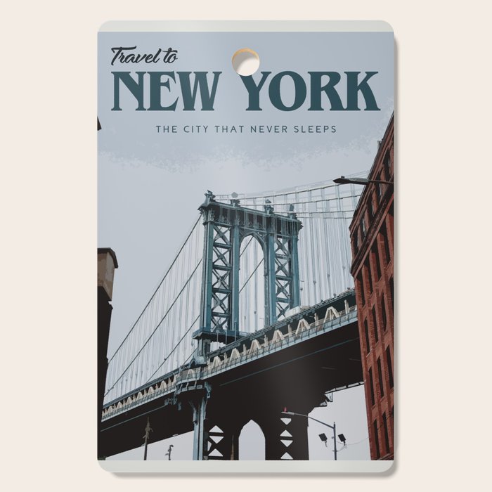 Visit New York Cutting Board Gallery Image 1