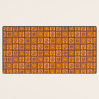 Vintage Granny Square Print Desk Mat Gallery Image 3