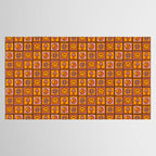 Vintage Granny Square Print Tablecloth Gallery Image 2