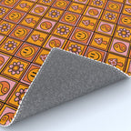 Vintage Granny Square Print Rug Gallery Image 4