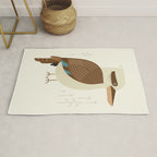 Laughing Kookaburra, Bird of Australia Rug Gallery Image 1