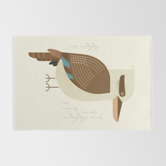 Laughing Kookaburra, Bird of Australia Rug Gallery Image 2