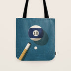 BILLIARDS / Ball 10 Tote Bag Gallery Image 1