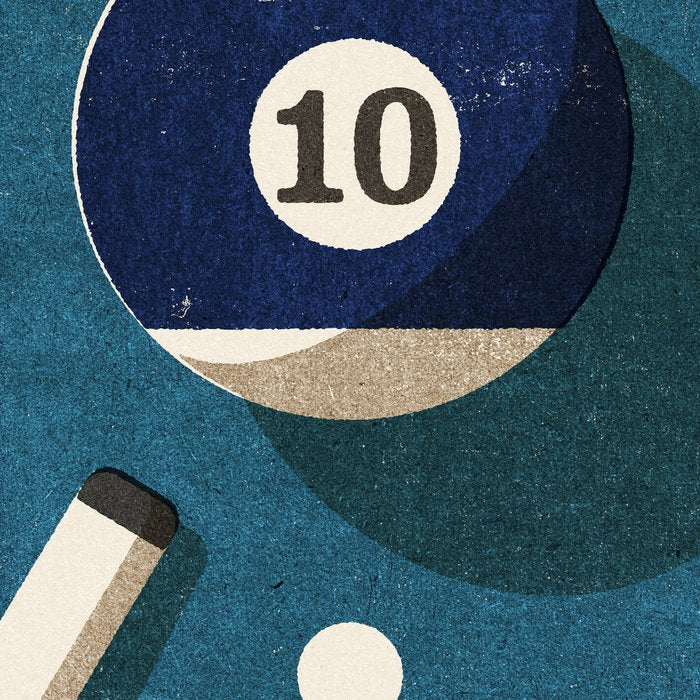 BILLIARDS / Ball 10 Coffee Mug Gallery Image 2