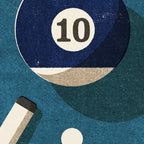 BILLIARDS / Ball 10 Coffee Mug Gallery Image 2