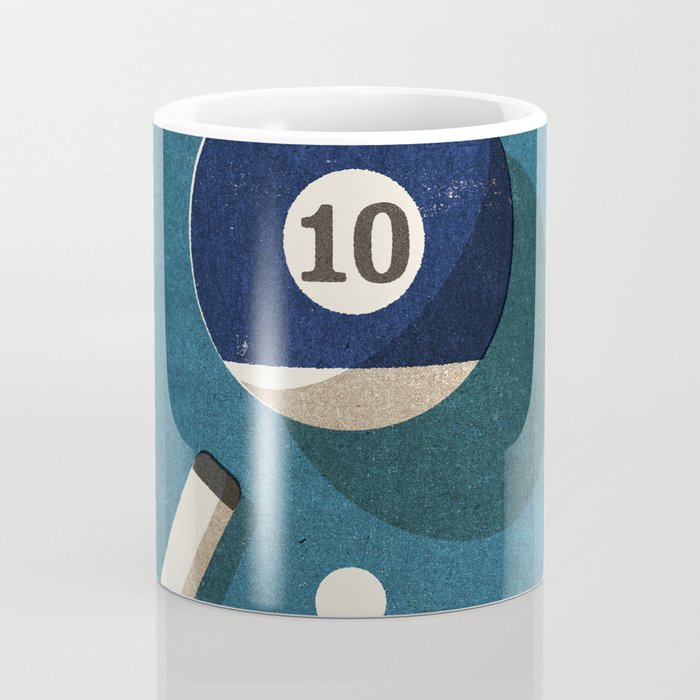 BILLIARDS / Ball 10 Coffee Mug Gallery Image 4