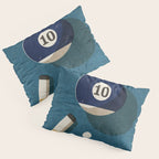 BILLIARDS / Ball 10 Pillow Sham Gallery Image 3
