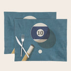 BILLIARDS / Ball 10 Placemat Gallery Image 1