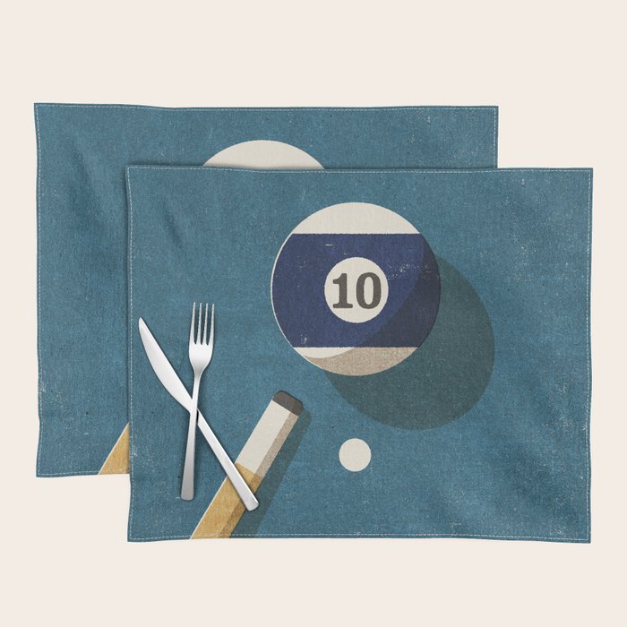 BILLIARDS / Ball 10 Placemat Gallery Image 1