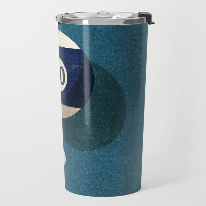 BILLIARDS / Ball 10 Travel Mug Gallery Image 2