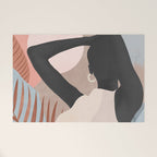 Tropical Girl 23 Welcome Mat Gallery Image 1