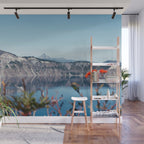Thielsen from Crater Lake Wall Mural Gallery Image 1