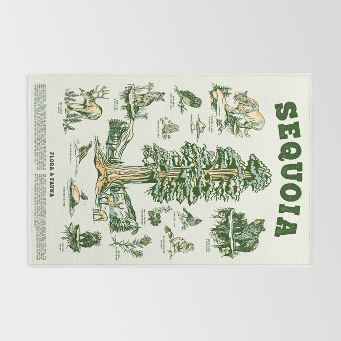 Sequoia National Park California Adventure Travel Art Print Rug Gallery Image 2