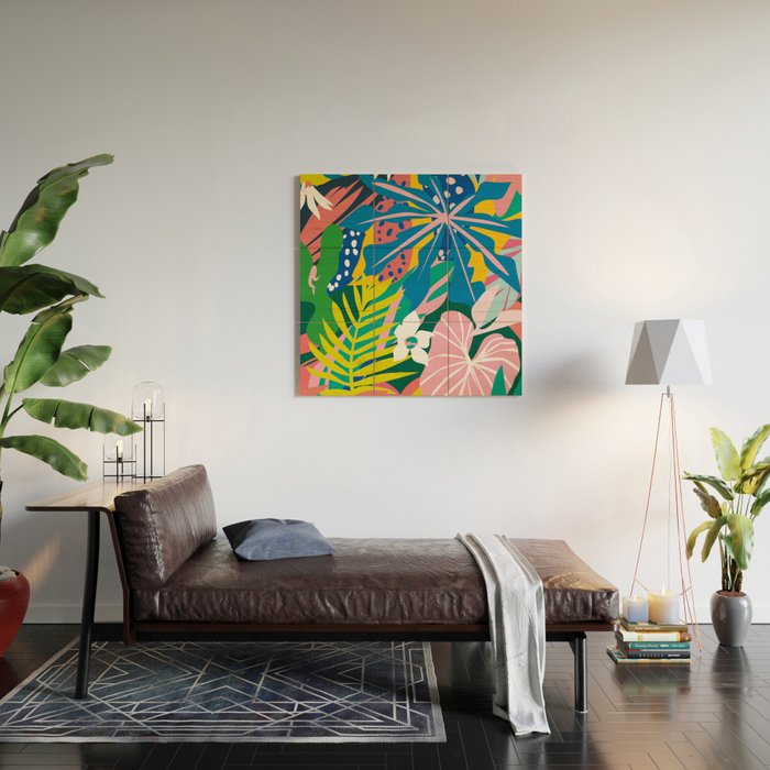 Verde Tropico Wood Wall Art Gallery Image 2