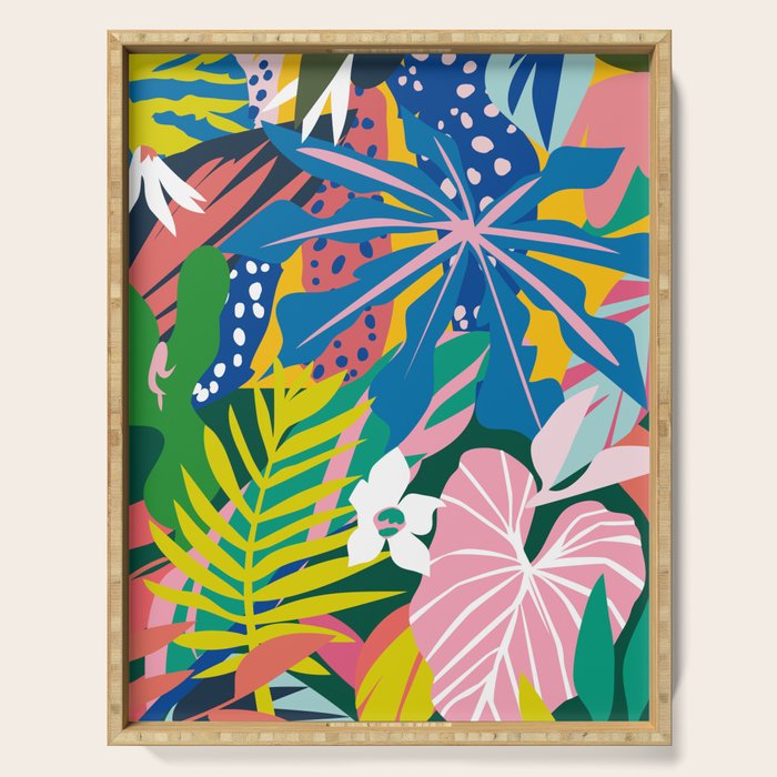 Verde Tropico Serving Tray Gallery Image 1