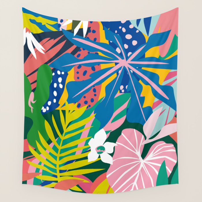Verde Tropico Wall Tapestry Gallery Image 4