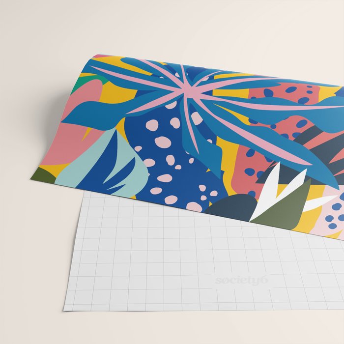 Verde Tropico Wrapping Paper Gallery Image 2