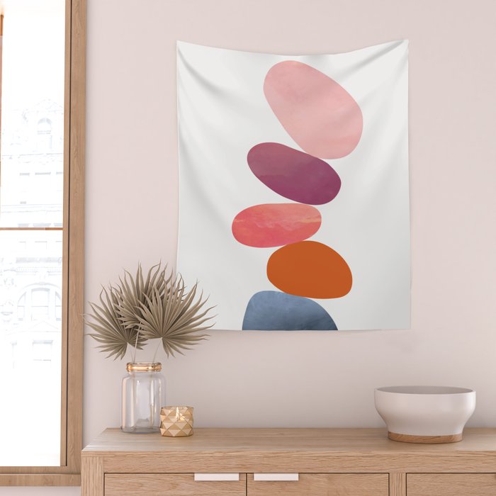 Balancing Stones 23 Wall Tapestry Gallery Image 2
