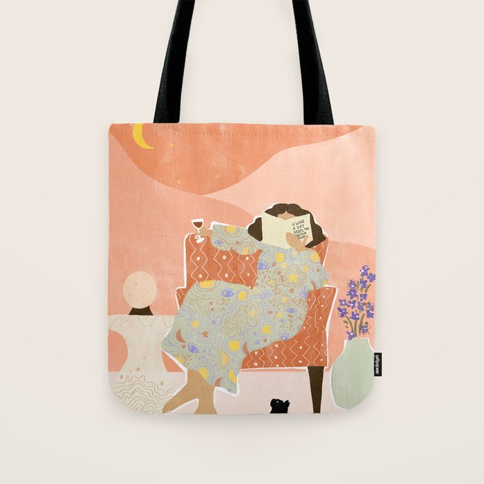 A Wine a Day Tote Bag Gallery Image 1