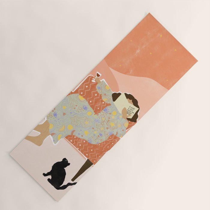 A Wine a Day Yoga Mat Gallery Image 1