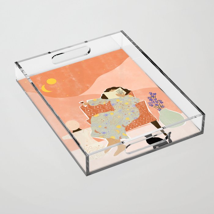 A Wine a Day Acrylic Tray Gallery Image 1