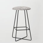 Abstract Herringbone Pattern, Rustic, Light Brown Stool Gallery Image 1