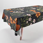 Wild Flowers ~ vol1.  vintage inspired botanical Tablecloth Gallery Image 1