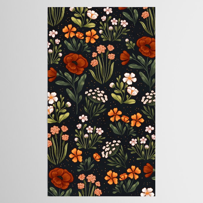 Wild Flowers ~ vol1.  vintage inspired botanical Tablecloth Gallery Image 2