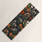 Wild Flowers ~ vol1.  vintage inspired botanical Yoga Mat Gallery Image 1