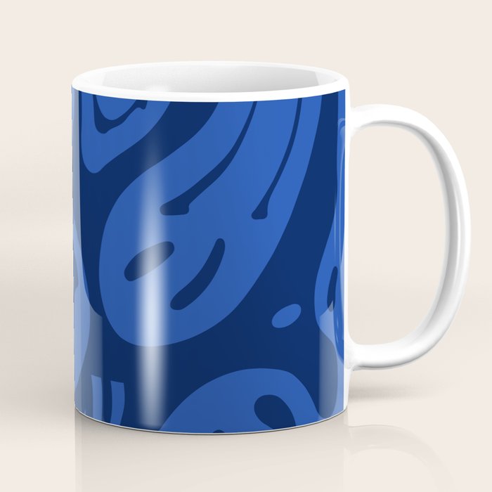 Cool Blue Melted Happiness Coffee Mug Gallery Image 1