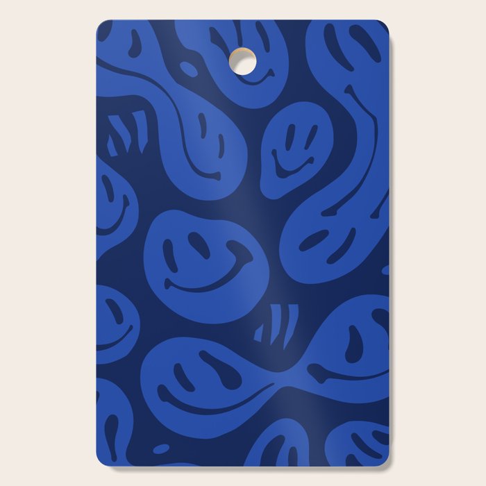 Cool Blue Melted Happiness Cutting Board Gallery Image 1