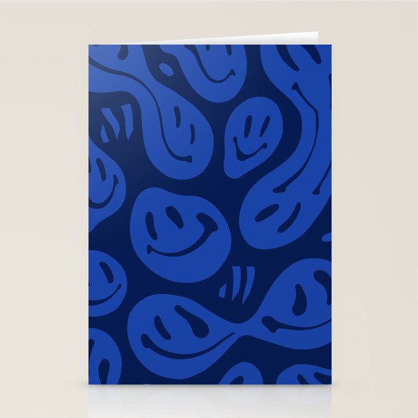 Cool Blue Melted Happiness Stationery Card Gallery Image 2